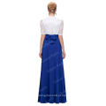 GK Sexy Occident Women&#39;s Half Sleeve Lace Splicing High Split Long Dress CL009717-2